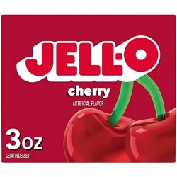 Jell-O Cherry Artificially Flavored Gelatin Dessert Mix - 3 Oz