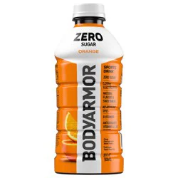 BODYARMOR Zero Sugar Orange Electrolyte Sports Drink, 28 fl oz Bottle