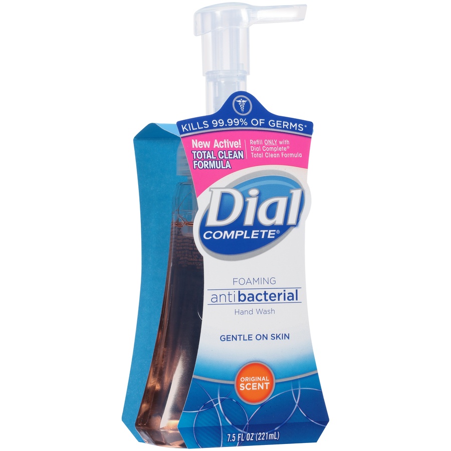 slide 2 of 7, Dial Complete Original Scent Foaming Antibacterial Hand Wash, 7.5 fl oz