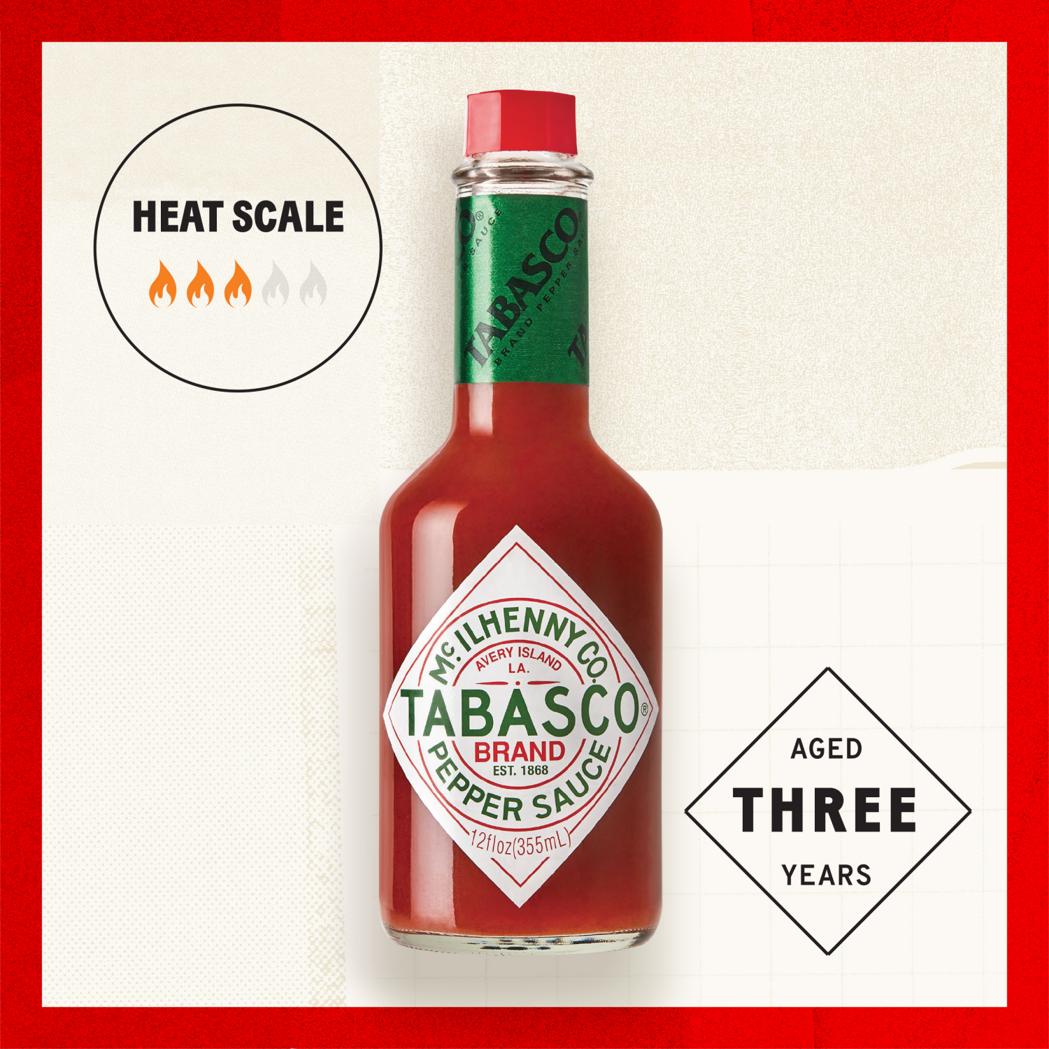 slide 6 of 8, Tabasco TABASCO Original Red Pepper Sauce, 12 oz, 12 fl oz