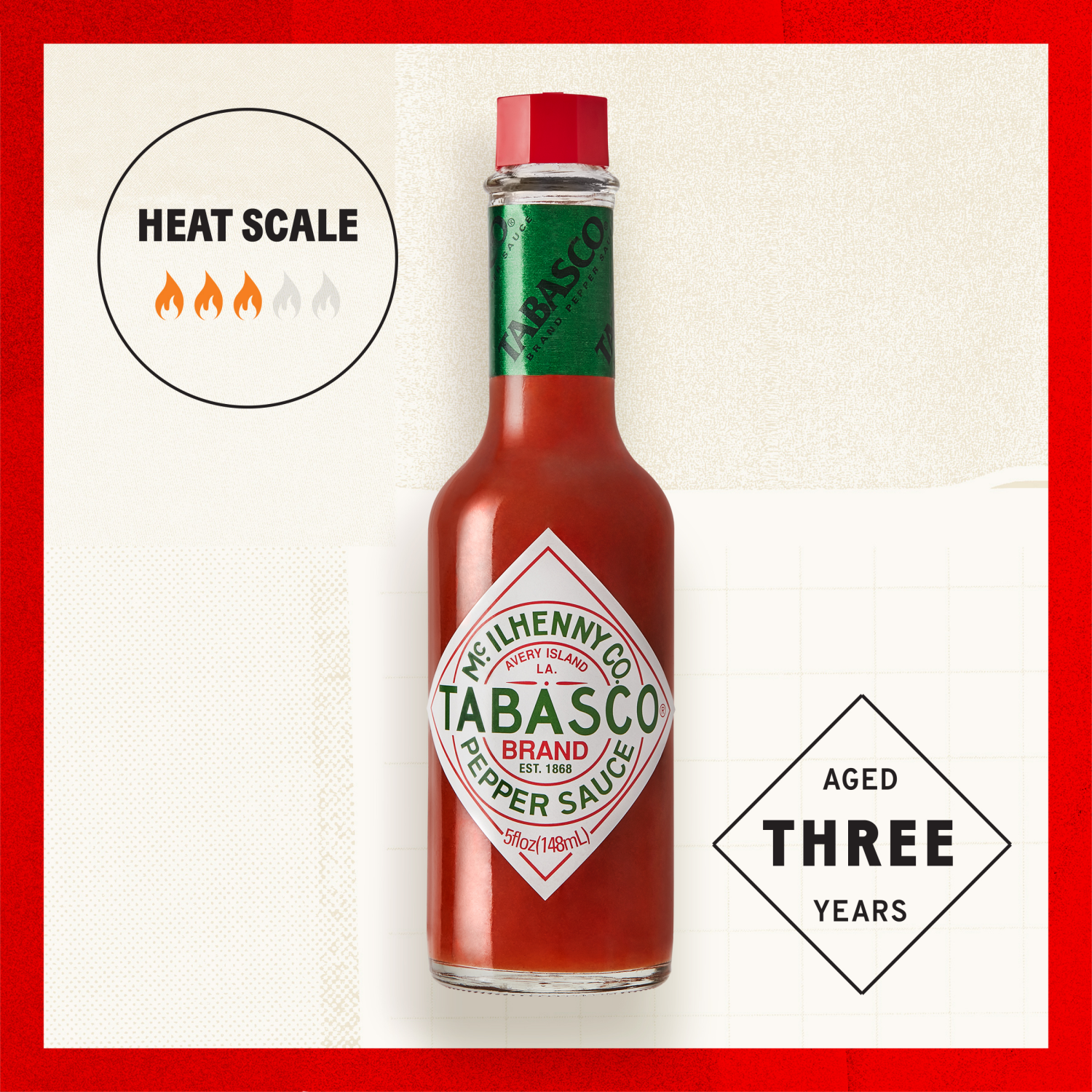 slide 4 of 5, Tabasco TABASCO Original Red Pepper Sauce, 5 oz, 5 oz