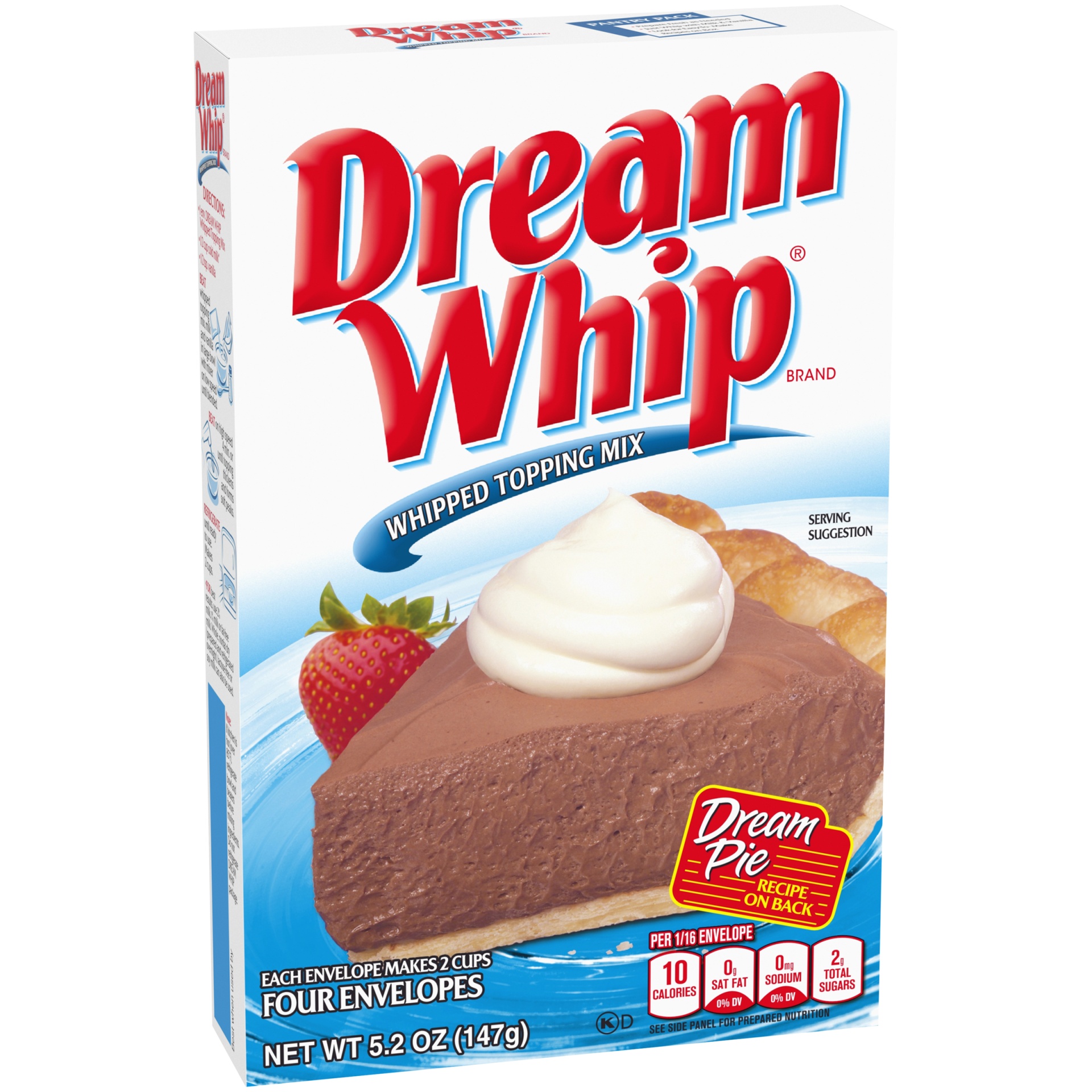 slide 2 of 6, Dream Whip Whipped Topping Mix, 4 ct Packets, 5.2 oz