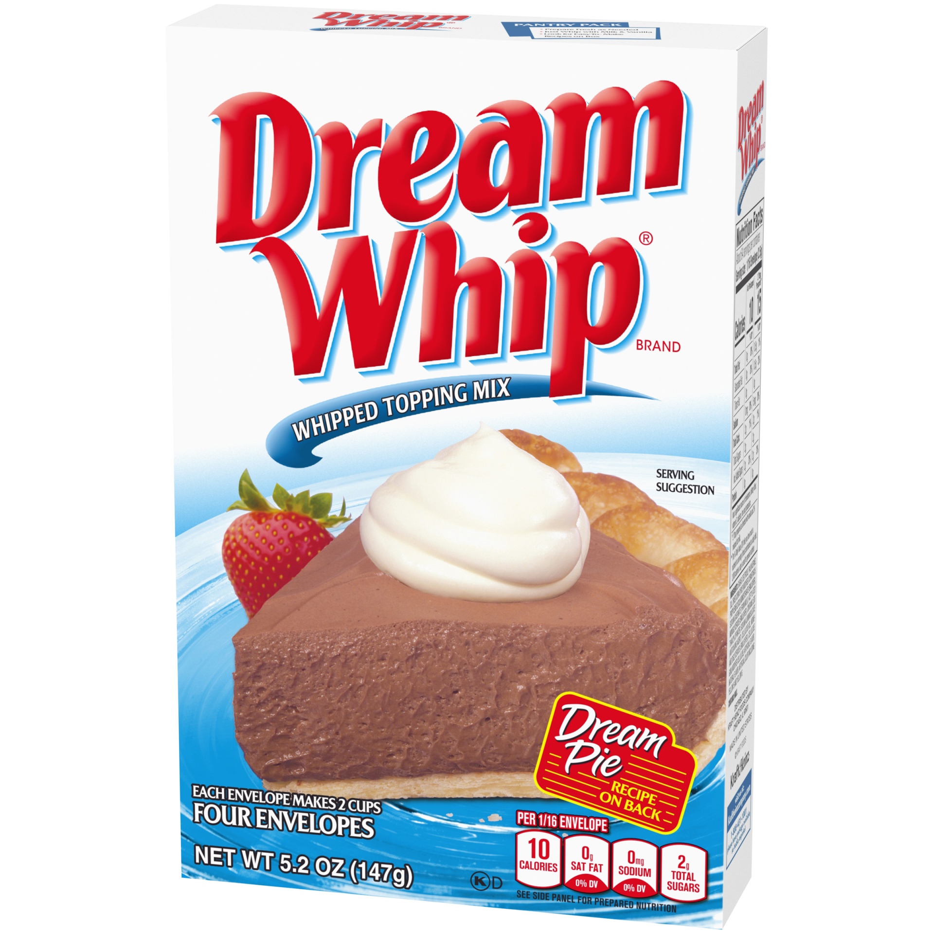 slide 3 of 6, Dream Whip Whipped Topping Mix, 4 ct Packets, 5.2 oz