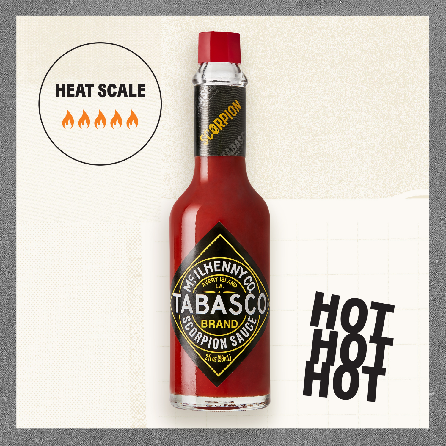 slide 4 of 5, Tabasco Scorpion Sauce, 2 oz