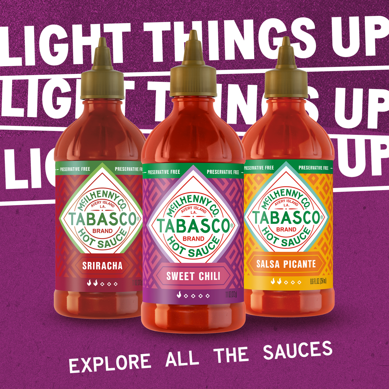 slide 3 of 8, TABASCOSweet Chili, 11 fl oz Squeezable Bottle, 11 oz