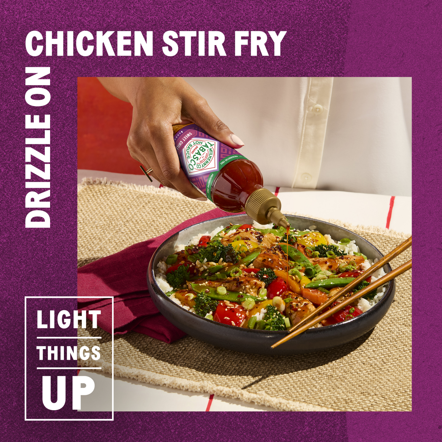 slide 5 of 8, TABASCOSweet Chili, 11 fl oz Squeezable Bottle, 11 oz