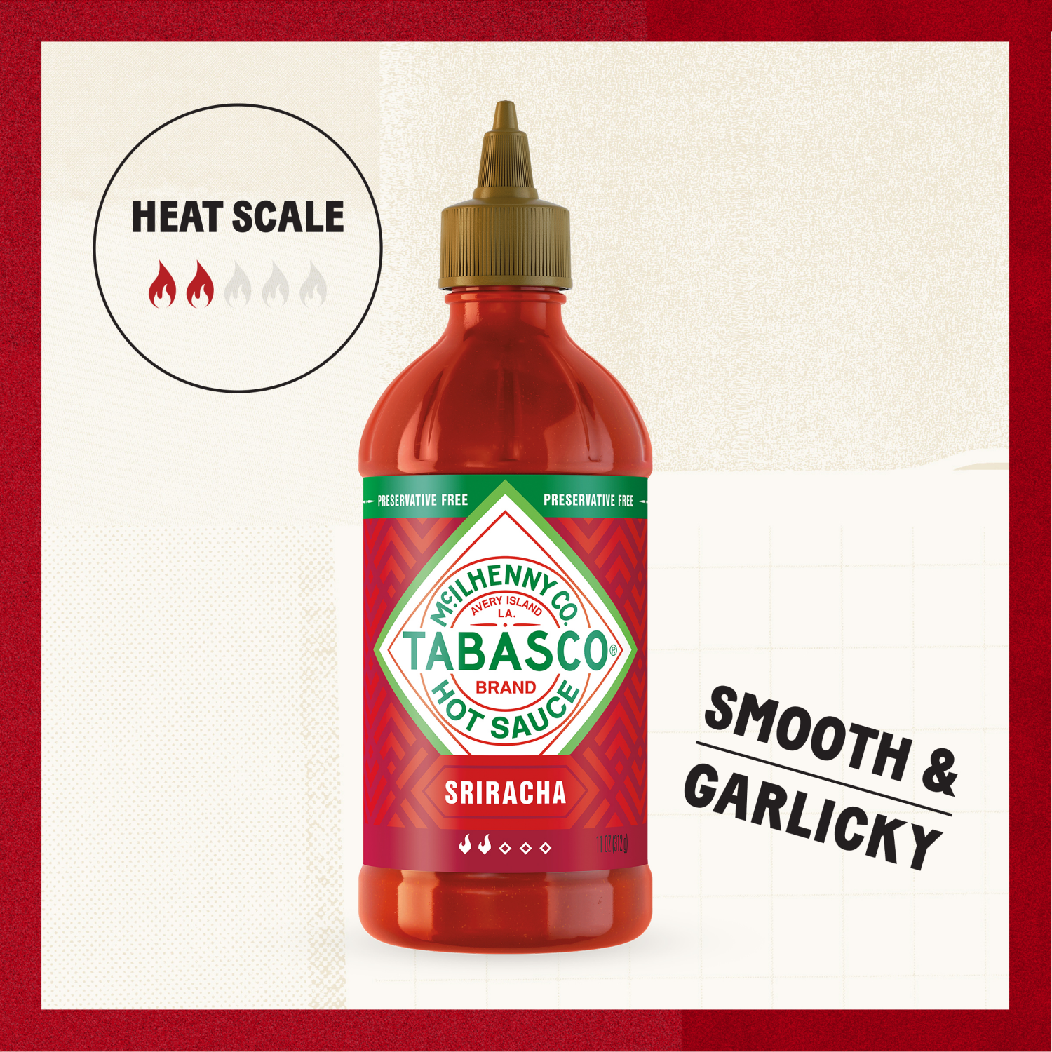 slide 6 of 8, TABASCOSriracha Sauce, 11 oz Bottle, 11 oz