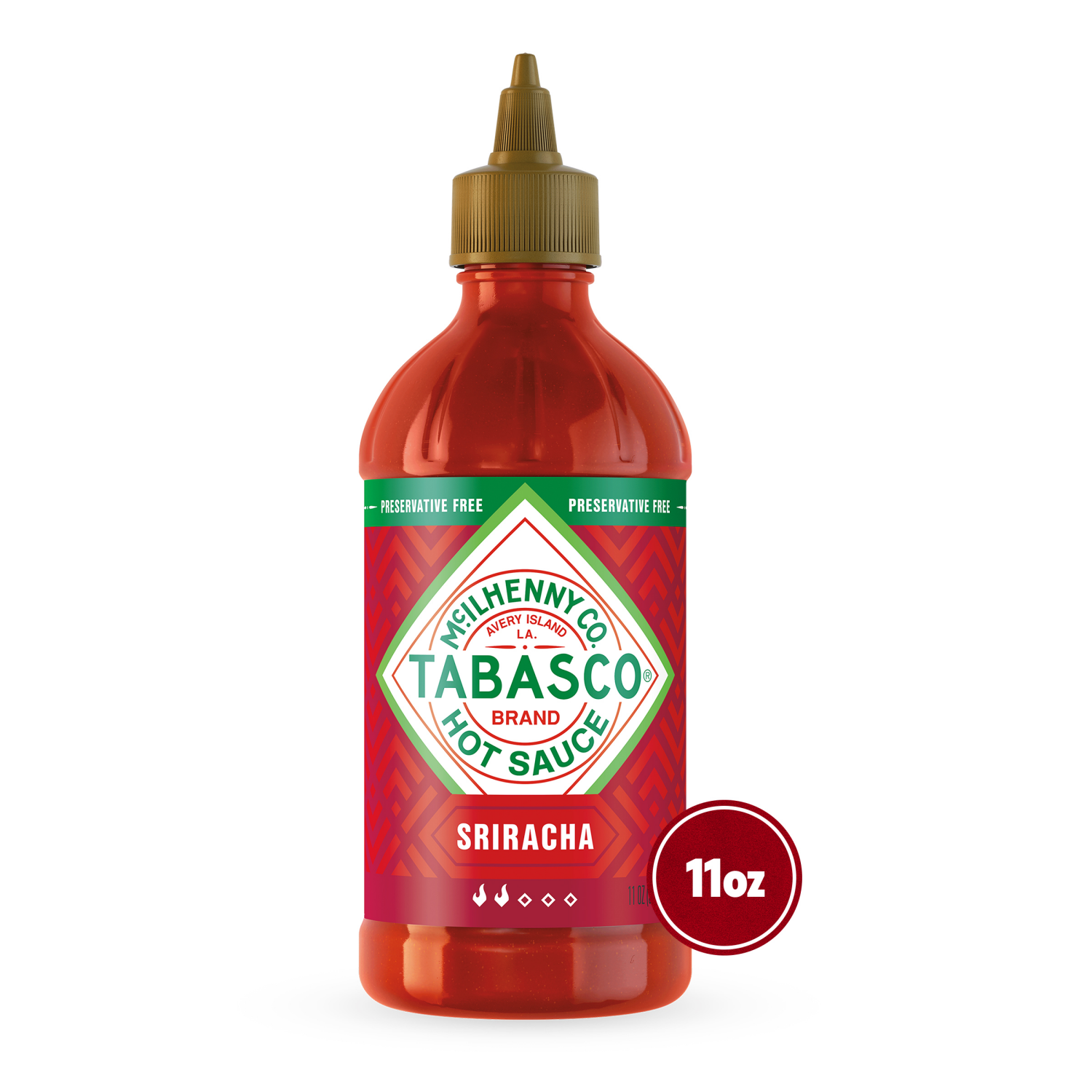 slide 1 of 8, TABASCOSriracha Sauce, 11 oz Bottle, 11 oz