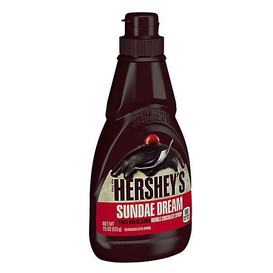 slide 1 of 1, Hershey's Sundae Dream Double Chocolate Syrup - 15 Oz, 15 oz