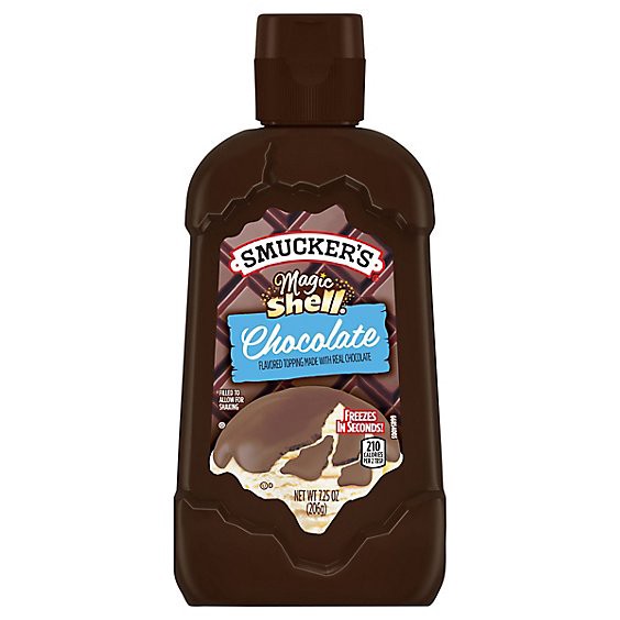 slide 1 of 1, Smuckers Magic Shell Topping Chocolate - 7.25 Oz, 7.25 oz