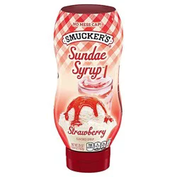 Smuckers Sundae Syrup Flavored Strawberry - 20 Oz