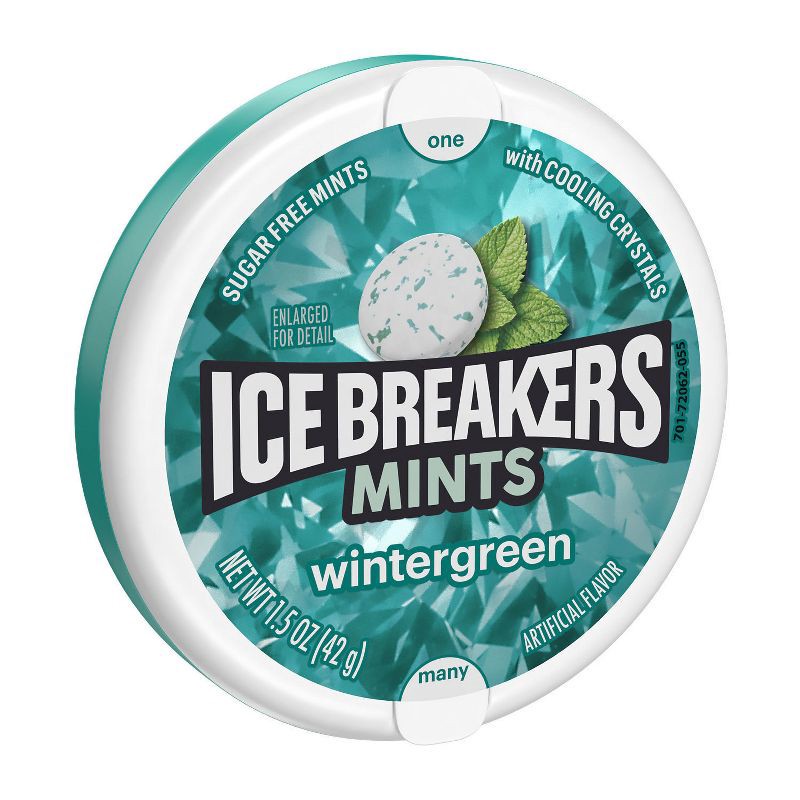 slide 2 of 7, Ice Breakers Wintergreen Sugar Free Mint Candies - 1.5oz, 1.5 oz