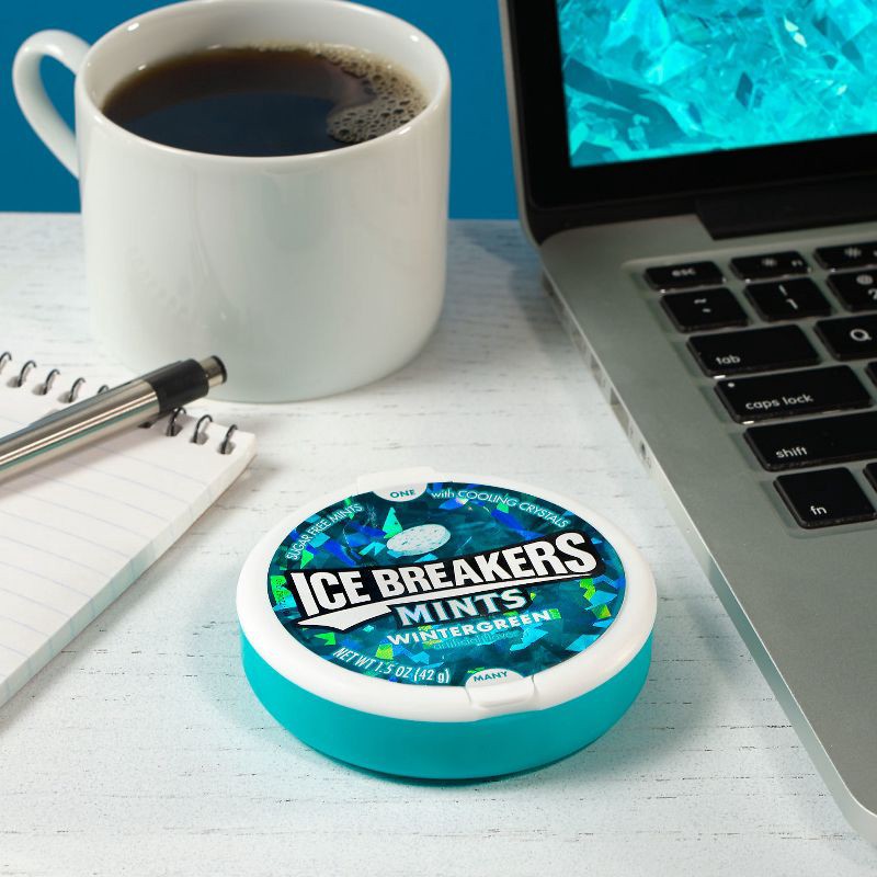 slide 5 of 6, Ice Breakers Wintergreen Sugar Free Mint Candies - 1.5oz, 1.5 oz