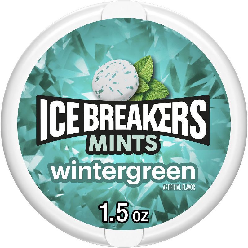 slide 1 of 7, Ice Breakers Wintergreen Sugar Free Mint Candies - 1.5oz, 1.5 oz