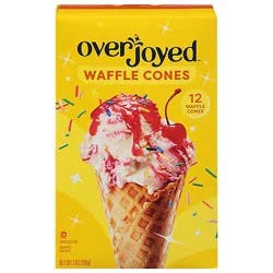 Overjoyed Ice Cream Waffle Cone - 12 Count
