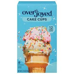 Overjoyed/signature Select Cake Cups Lightly Sweetened 12 Count - 1.75 Oz