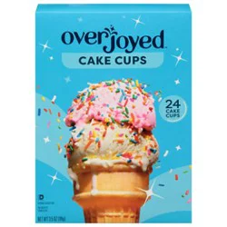 Overjoyed/signature Select Cake Cups Lightly Sweetened 24 Count - 3.5 Oz