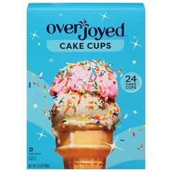 Overjoyed/signature Select Cake Cups Lightly Sweetened 24 Count - 3.5 Oz