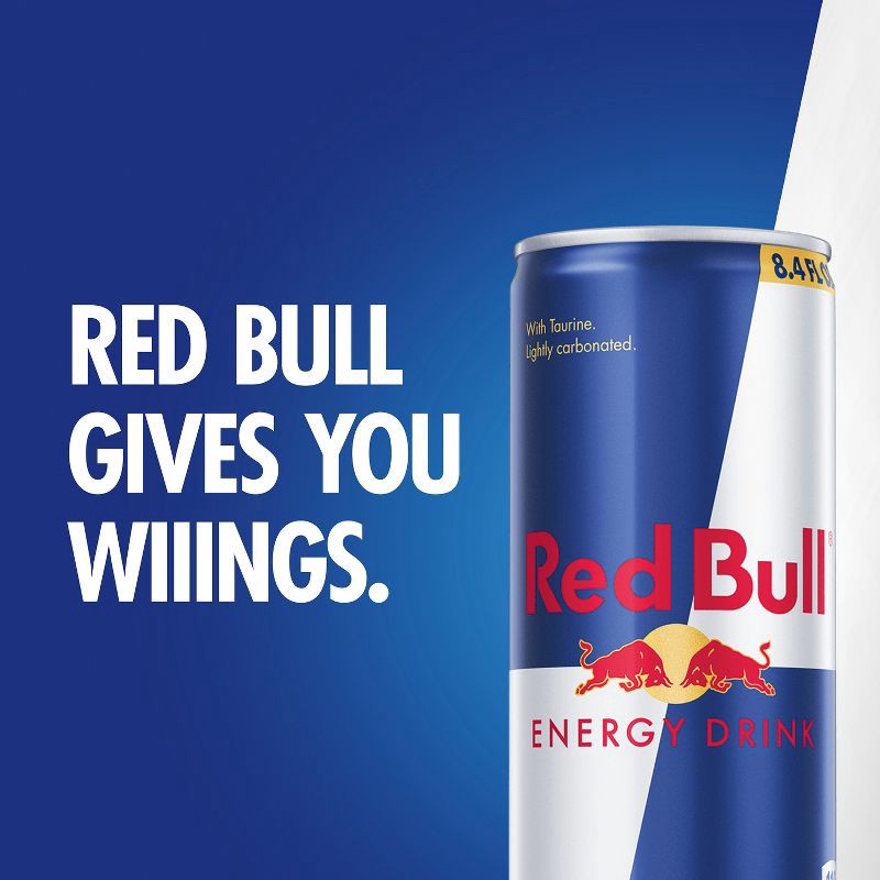 slide 4 of 11, Red Bull Energy Drink - 4pk/8.4 fl oz Cans, 4 ct; 8.4 fl oz