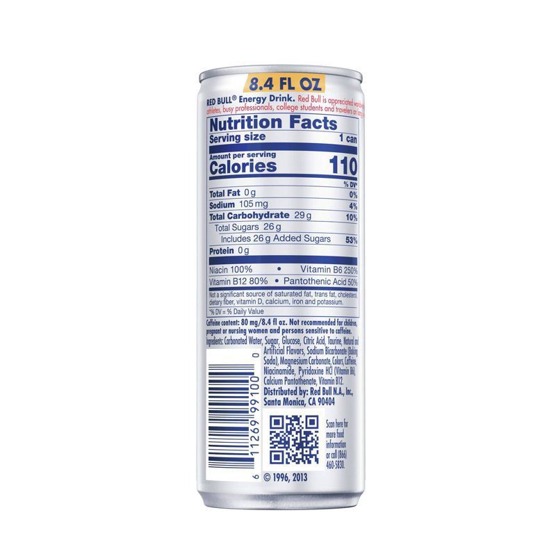 slide 10 of 11, Red Bull Energy Drink - 4pk/8.4 fl oz Cans, 4 ct; 8.4 fl oz