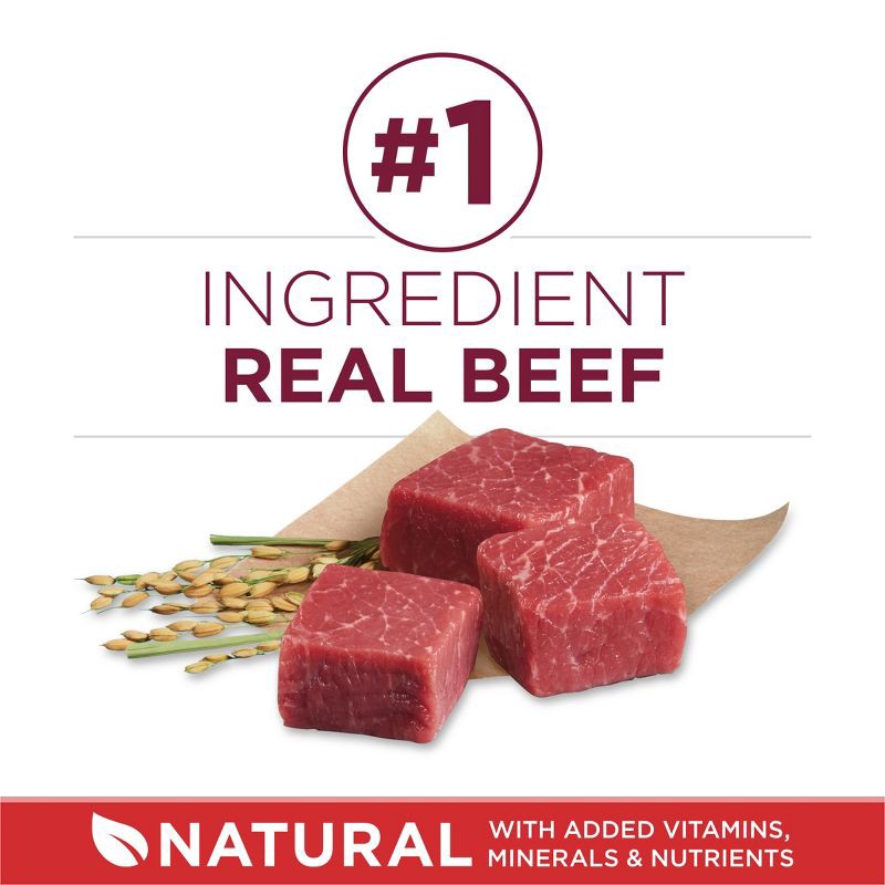 slide 4 of 11, Purina ONE SmartBlend Small Bites Beef & Rice Formula Adult Dry Dog Food - 16.5lbs, 16.5 lb