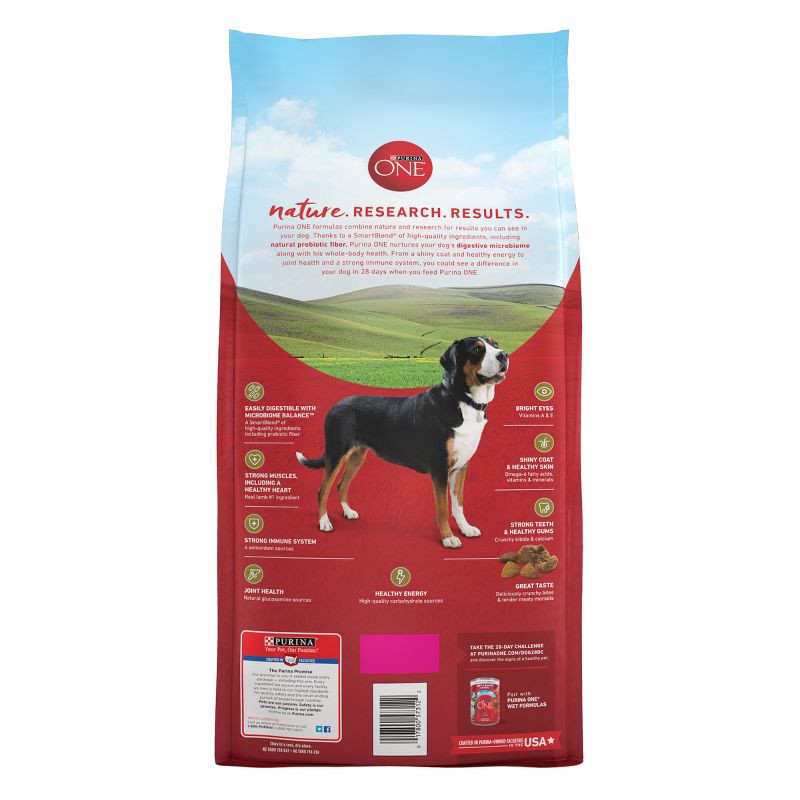slide 3 of 8, Purina ONE SmartBlend Natural Dry Dog Food with Rice and Lamb - 8lbs, 8 lb