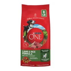 Purina ONE SmartBlend Natural Dry Dog Food with Rice and Lamb - 8lbs