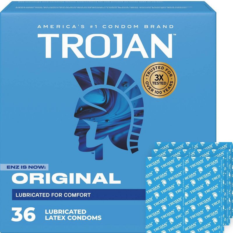 slide 1 of 11, Trojan ENZ Lubricated Latex Condoms Value Pack - 36ct, 36 ct