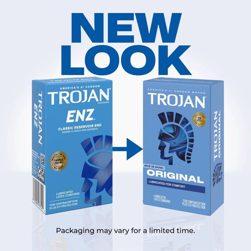 slide 3 of 11, Trojan ENZ Lubricated Latex Condoms Value Pack - 36ct, 36 ct
