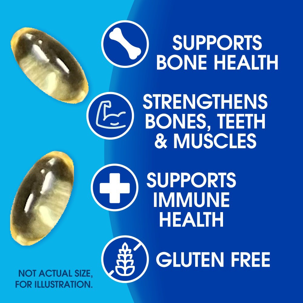 slide 4 of 6, Kroger Vitamin D3 5000 Iu Bone Supplement Softgels, 100 ct