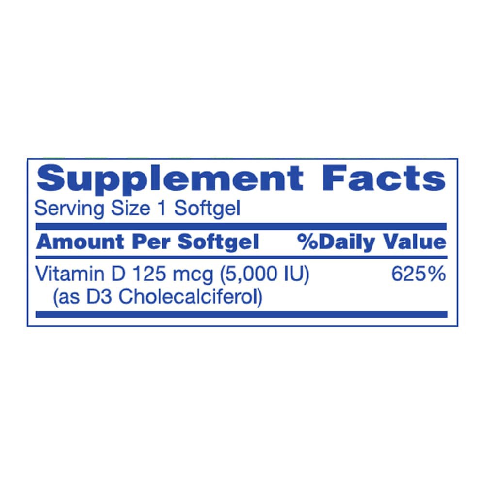 slide 6 of 6, Kroger Vitamin D3 5000 Iu Bone Supplement Softgels, 100 ct