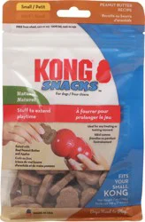 Kong Small Peanut Butter Recipe Snacks for Dogs 7 oz