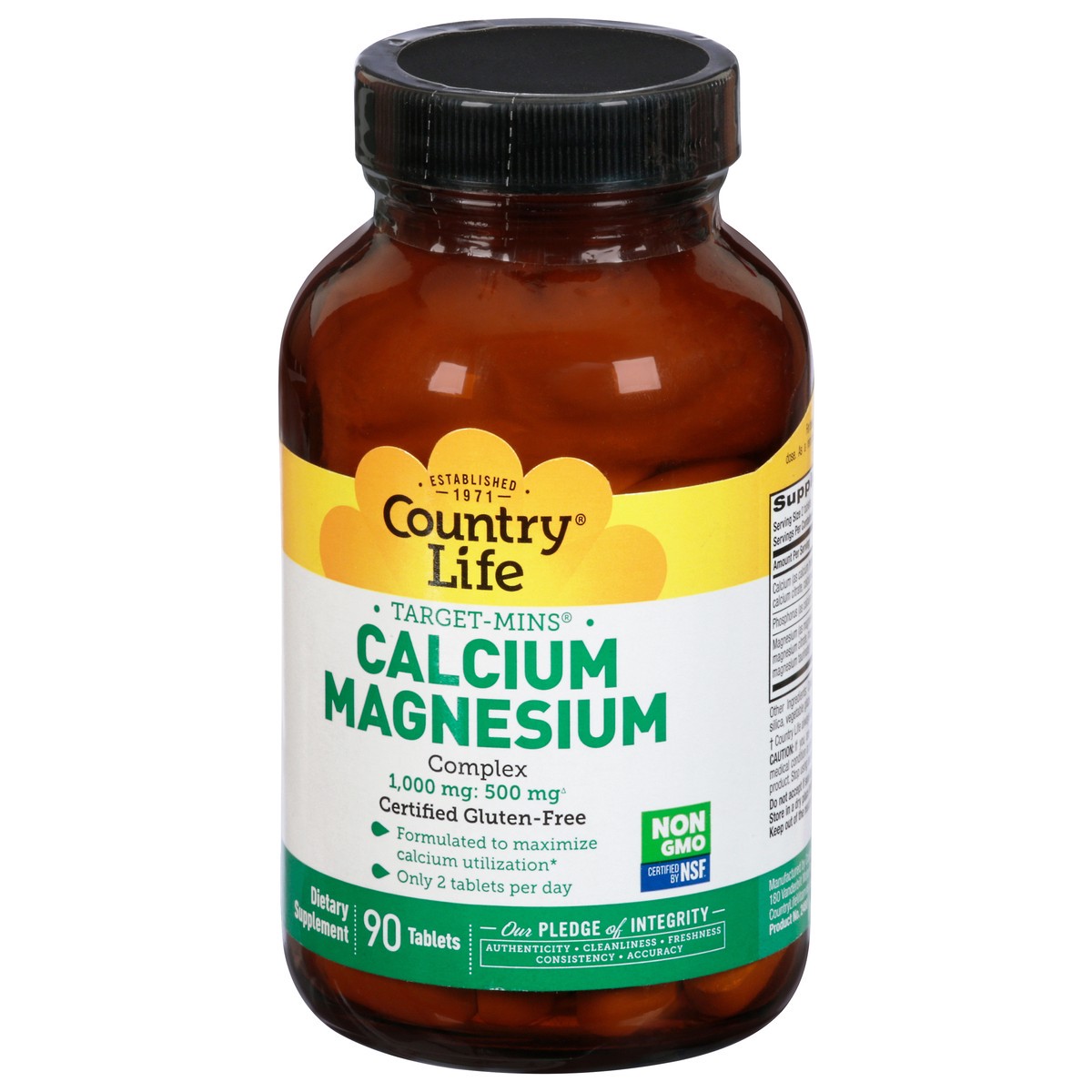 slide 9 of 9, Country Life Target-Mins Tablets Calcium Magnesium 90 Tablets, 90 ct