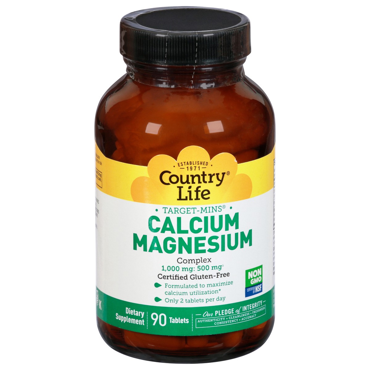 slide 1 of 9, Country Life Target-Mins Tablets Calcium Magnesium 90 Tablets, 90 ct