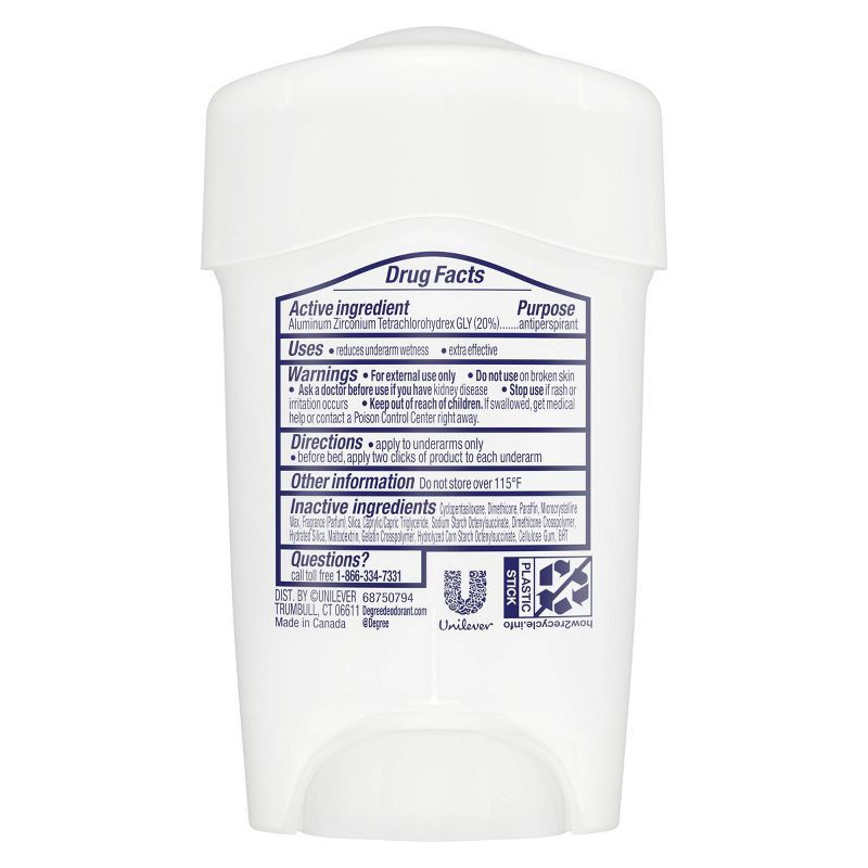 slide 3 of 8, Degree Clinical Protection Shower Clean Antiperspirant & Deodorant Stick - 1.7oz, 1.7 oz