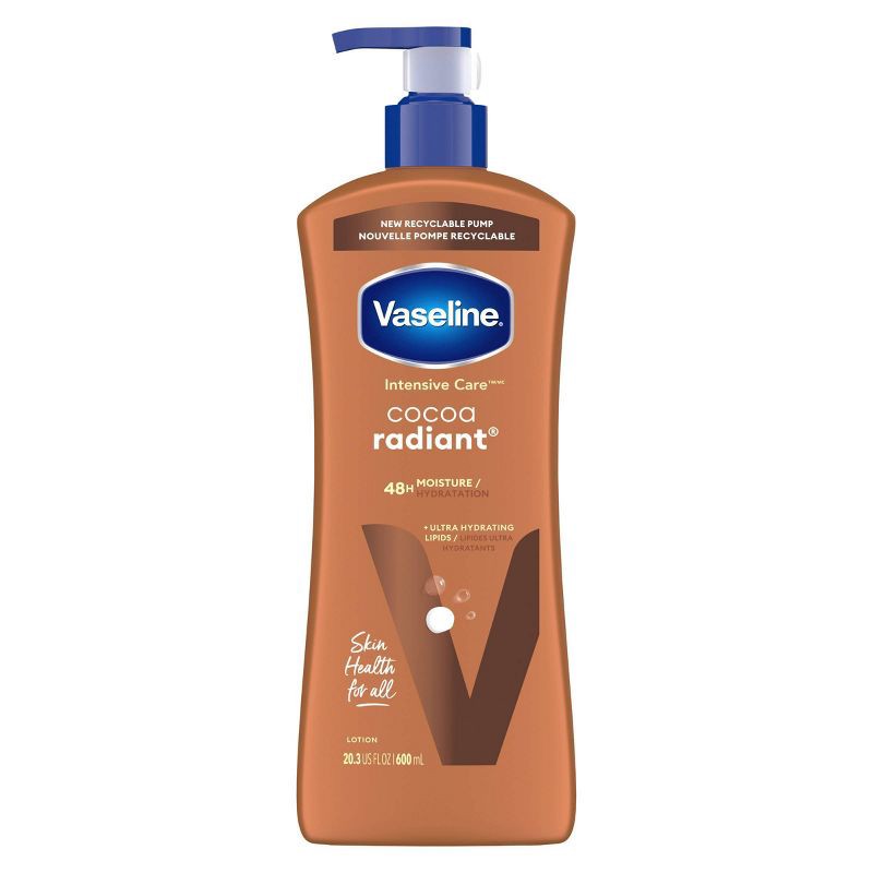 slide 2 of 7, Vaseline Intensive Care Moisturizing Body Lotion with Cocoa Butter Cocoa Radiant - 20.3 fl oz, 20.3 fl oz