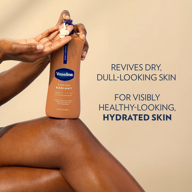 slide 6 of 15, Vaseline Intensive Care Moisturizing Body Lotion with Cocoa Butter Cocoa Radiant - 20.3 fl oz, 20.3 fl oz