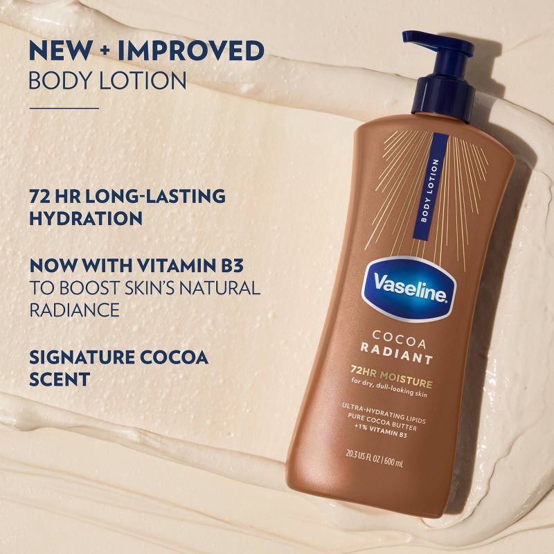 slide 7 of 15, Vaseline Intensive Care Moisturizing Body Lotion with Cocoa Butter Cocoa Radiant - 20.3 fl oz, 20.3 fl oz