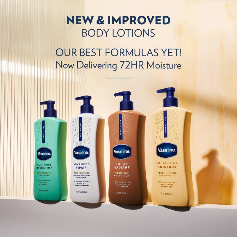 slide 9 of 15, Vaseline Intensive Care Moisturizing Body Lotion with Cocoa Butter Cocoa Radiant - 20.3 fl oz, 20.3 fl oz