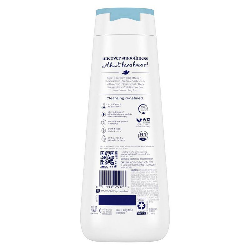 slide 2 of 13, Dove Beauty Dove Gentle Exfoliate Body Wash - Sea Minerals 24hr Lotion-Soft Skin - 20 fl oz, 20 fl oz