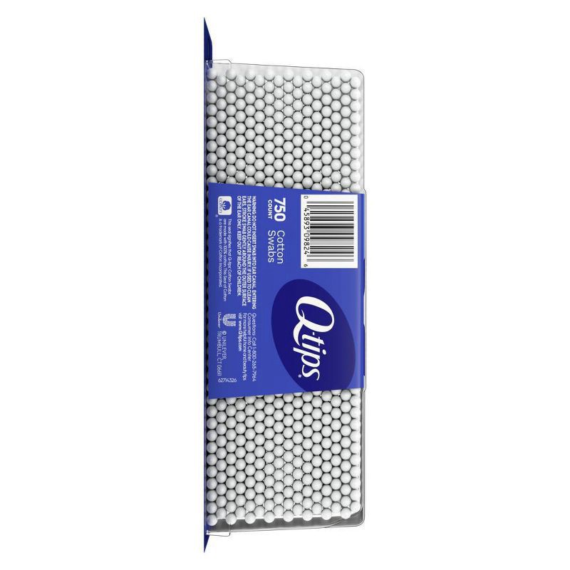 slide 2 of 11, Q-Tips Cotton Swabs - 750ct, 750 ct