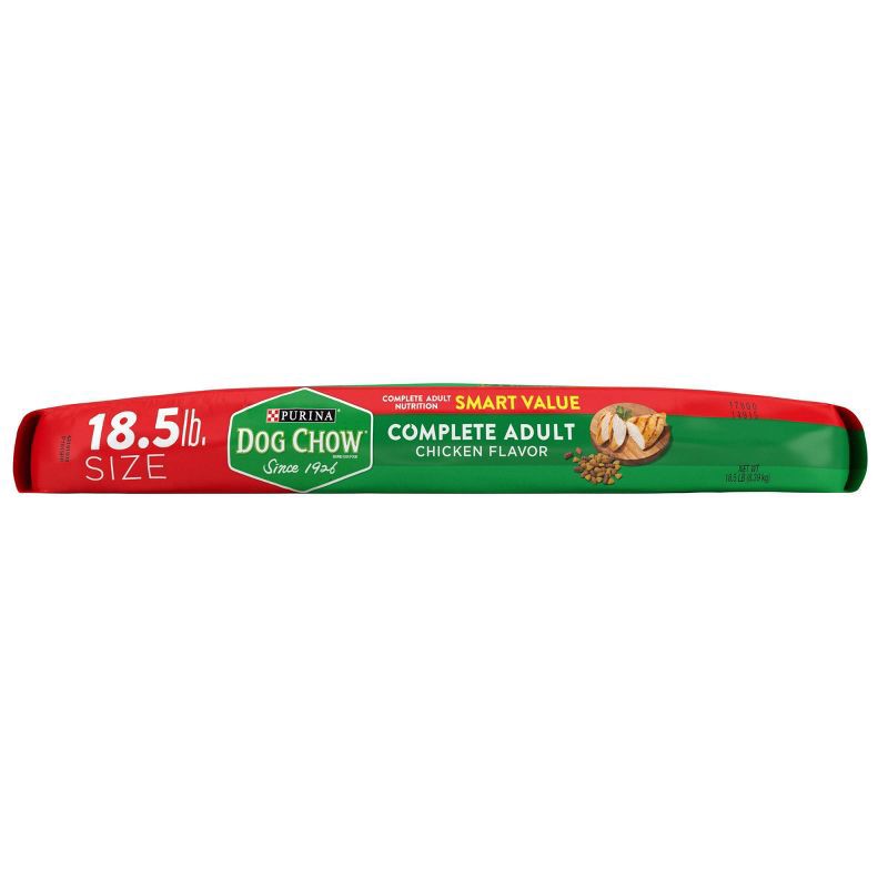 slide 7 of 7, Purina Dog Chow with Real Chicken Adult Complete & Balanced Dry Dog Food - 18.5lbs, 18.5 lb