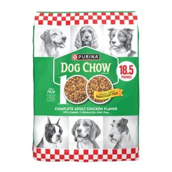 Purina Dog Chow with Real Chicken Adult Complete & Balanced Dry Dog Food - 18.5lbs