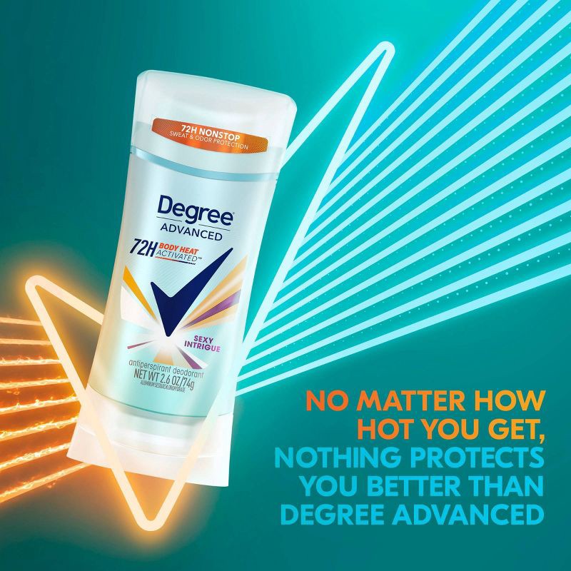 slide 5 of 10, Degree Advanced Motionsense Sexy Intrigue 72-Hour Solid Antiperspirant & Deodorant Stick - 2.6oz, 2.6 oz