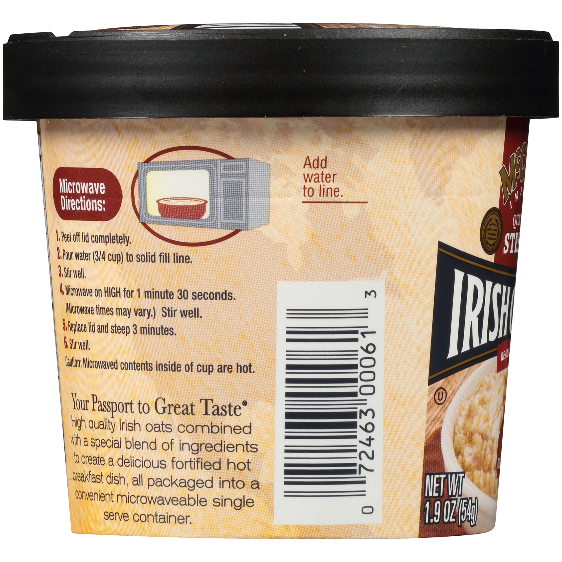 slide 4 of 6, McCann's Imported Maple Brown Sugar Quick & Easy Steel Cut Irish Oatmeal, 1.9 Ounce, 1.9 oz