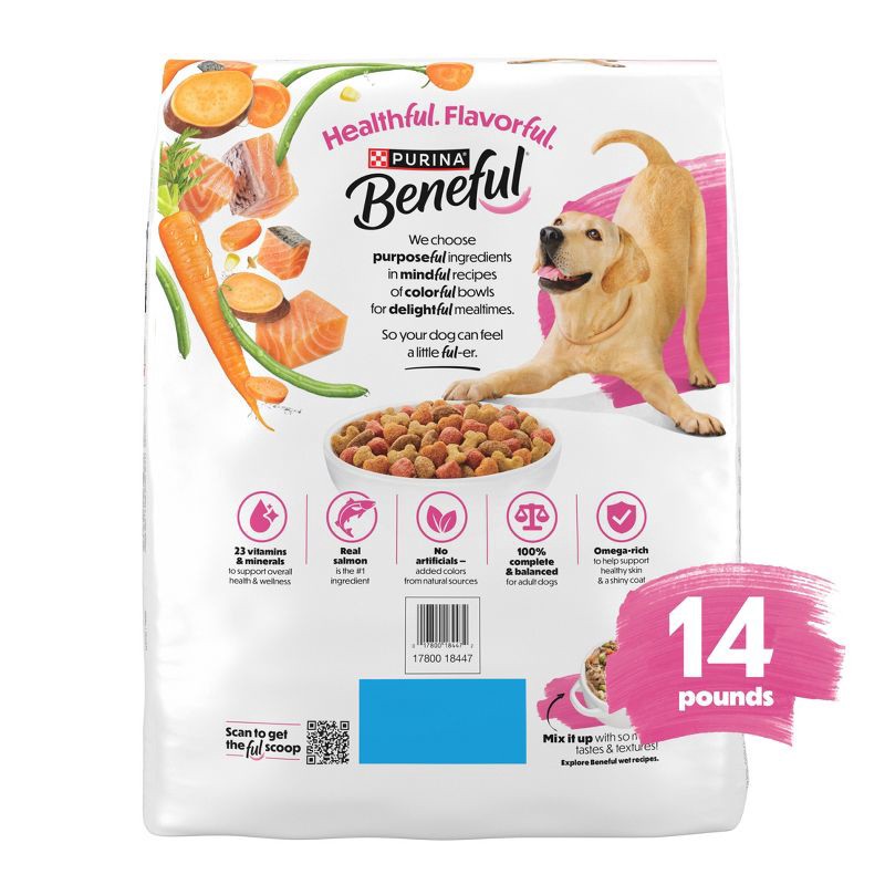 slide 10 of 14, Purina Beneful Originals Seafood, Fish and Salmon Flavor Dry Dog Food - 14lbs, 14 lb