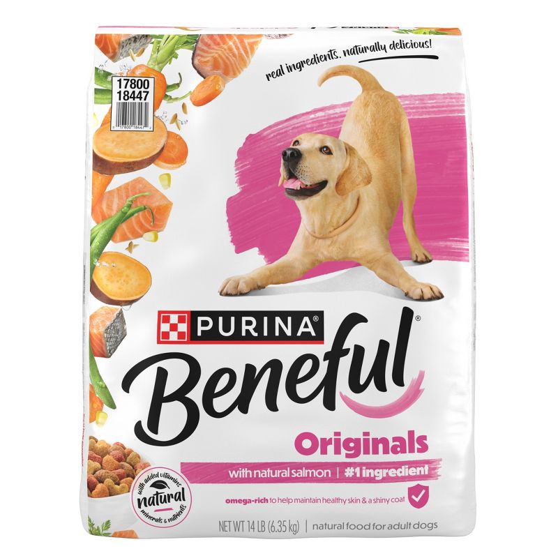 slide 1 of 13, Purina Beneful Originals Seafood, Fish and Salmon Flavor Dry Dog Food - 14lbs, 14 lb