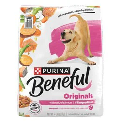 Purina Beneful Originals Seafood, Fish and Salmon Flavor Dry Dog Food - 14lbs