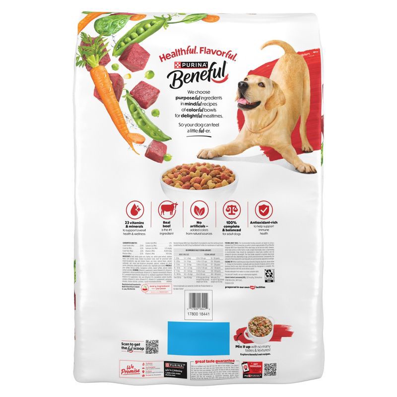 slide 2 of 13, Purina Beneful Originals Real Beef Flavor Dry Dog Food - 28lbs, 28 lb