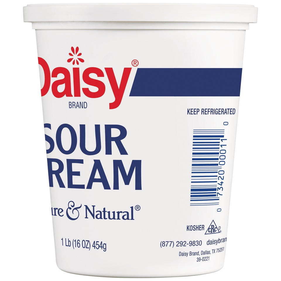 slide 8 of 8, Daisy Pure & Natural Sour Cream, 16 oz